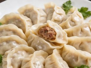 きのこと鶏肉の餃子