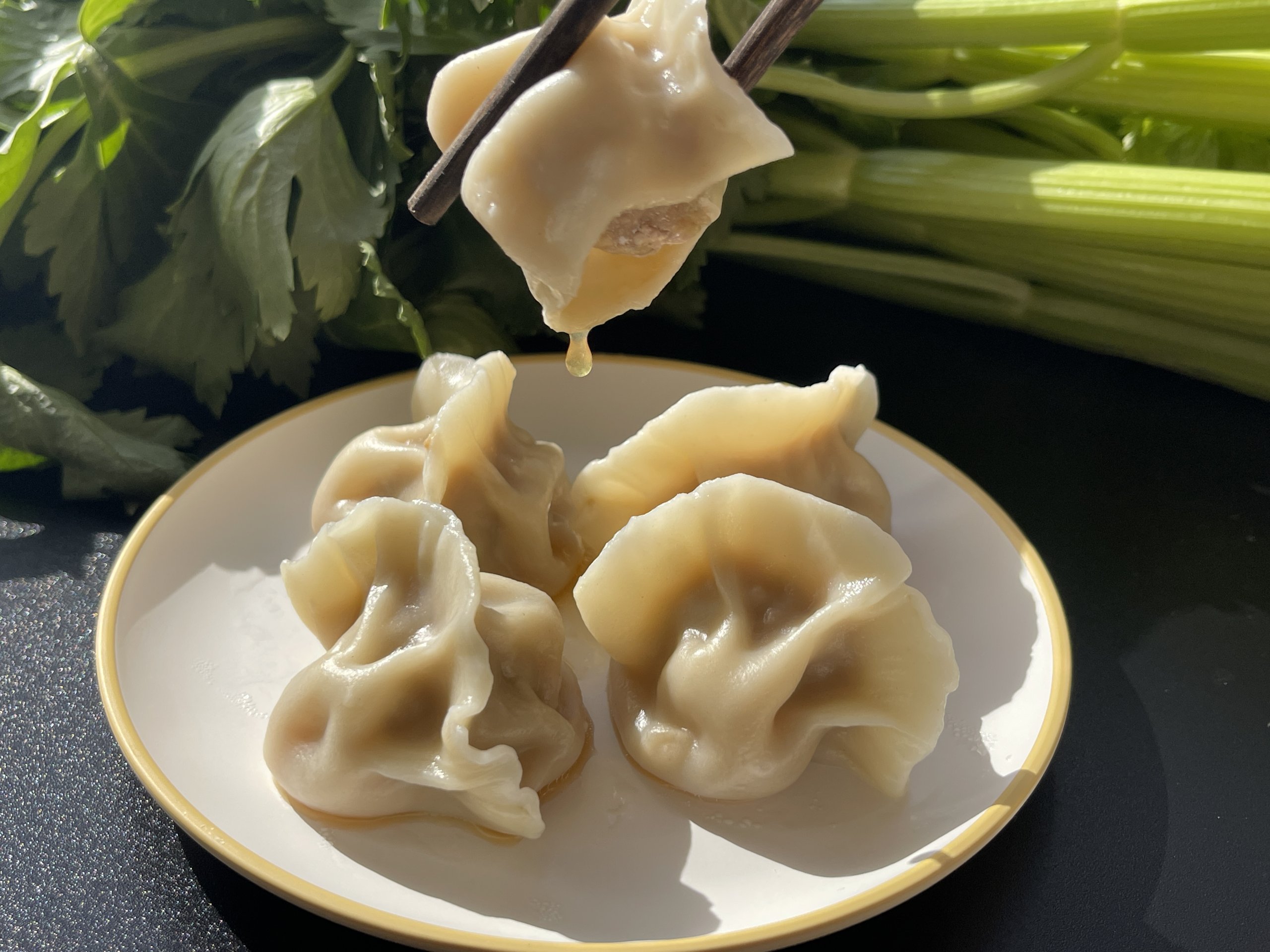 豚肉セロリ水餃子 豚肉セロリ水餃子